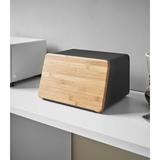 Yamazaki Home Tower Bread Box Metal in Black | 7.28 H x 12.4 W x 9.65 D in | Wayfair 5291