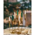 Taper Tall Dinner Candles, Dip Dye Candles, White Gold Candles, Pillar Candles, Christmas Table Candles, Green Candles, Dinning