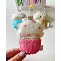 Cupcake Decorations , Felt Cakes Cupcakes Birthday Decoration