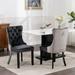 Modern High-end Tufted Solid Wood Dining Chairs Set of 2 w/ Velvet Upholstered Side Chair & Nailhead Trim Comfy Reception Chair