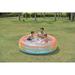 73.5" Vibrantly Colored Inflatable Swimming Pool with Translucent Walls - Multi-colored