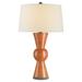 Currey & Company Upbeat Orange Table Lamp - 31"h x 18"dia