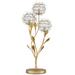 Currey & Company Dandelion Silver & Gold Table Lamp - 35.25"h x 15"w x 12.5"d