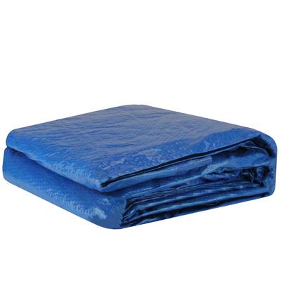 18' Apertured Round Swimming Pool Cover with Rope Ties