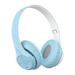 PRINxy Headset Wireless Bluetooth Headset Can Be Folded Retractable Sports Game Bluetooth Headset Noise-Canceling Mic-Ergonomic Design-Lightweight Blue