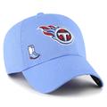 Women's '47 Light Blue Tennessee Titans Confetti Icon Clean Up Adjustable Hat
