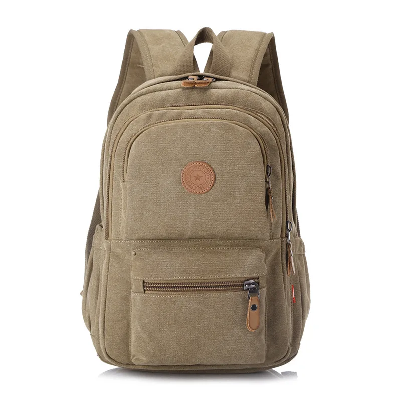 Version coréenne sac à dos à la mode sac à dos en toile décontracté unisexe voyage ordinateur sac d'école grande capacité rétro étudiant sac à dos