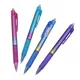 Stylo à bille effaçable avec pointe conique stylo d'apparence colorée cadeau d'écriture étudiant