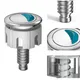 Toilet Push Button Dual Flush Water Saving Round Dual Push Switch For Cistern