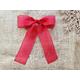 Red Burlap Bow, Christmas Tree Bows, Hair Bow , Wedding Bow