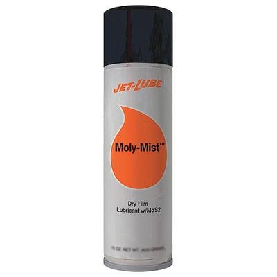 JET-LUBE 16041 Dry Film Lubricant, 12 oz, Aerosol can, Molybdenum, Black