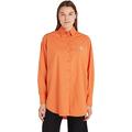 Calvin Klein Jeans Damen Loose MONOLOGO Shirt J20J221866 Gewebte Oberteile, Orange (Burnt Clay), XL