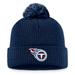 Women's Fanatics Branded Navy Tennessee Titans Cuffed Knit Hat with Pom