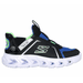 Skechers Boy's Slip-ins: Hypno-Flash 2.0 - Vexlux Sneaker | Black/Lime | Synthetic/Textile