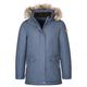 Trollkids - Girl's Oslo Coat XT - Mantel Gr 116 blau/grau