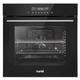 Baridi 60cm Built-In Fan Assisted, Single, Integrated 10 Function Electric Oven, Touchscreen Controls, 72L Capacity, Black - DH199