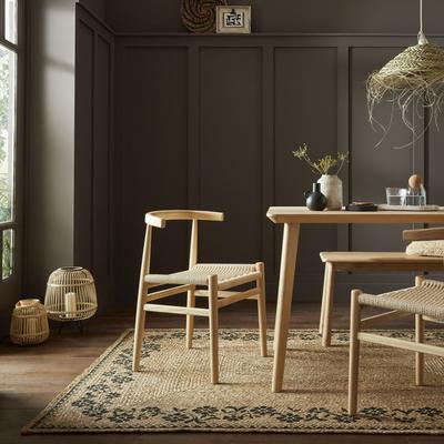 Teppich FLAIR RUGS "Maisie", beige, B:80cm H:5mm L:150cm, Jute, Teppiche Image