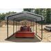 Arrow Carport, 12 ft. x 20 ft. x 9 ft. Metal in Gray/Blue | 126.75 H x 146 W x 237 D in | Wayfair CPH122009