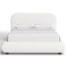 AllModern Reggie Upholstered Platform Bed Upholstered in White | 46.46 H x 77.31 W x 88.98 D in | Wayfair AB40964F83D84C72BF7E918CD922472A