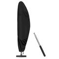 Nasum Water Resistant Patio Umbrella Cover Metal in Black | 110.24 H x 32 W x 12 D in | Wayfair SKUD84930