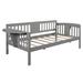 Harriet Bee Full Size Daybed Wood Slat Support Wood in Gray | 34.1 H x 41.1 W x 79.5 D in | Wayfair DC165533B7E945C8B0FC326F08FE5774