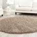 Brown 2'3" x 5' Area Rug - Safavieh Shag Taupe Area Rug | Wayfair SG151-2424-25