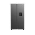 Swan Sr156110I 91Cm Wide, Total No Frost, American Style Fridge Freezer With Water Dispenser - Inox