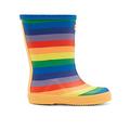 Hunter Original First Classic Rainbow Print Wellington Boots, Multi, Size 1 Older