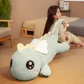 New Huggable Big Long Cute Dinosaur Plush Toy Soft Cartoon Animal Angel Stuffed Doll Boyfriend