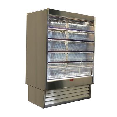 Howard-McCray SC-OD35E-3-S-LED 39" Vertical Open Air Cooler w/ (4) Levels, 115v, Silver