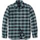 Carhartt Rugged Flex Flannel Plaid Hemd, schwarz-grün, Größe M