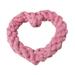 Dog Heart-shaped Rope Toys for Aggressive Chewers Durable Dog Rope Toy Heavy Duty Cotton Chew Rope Toy for Small Medium Breed Dog Tug of War Teeth Cleaning