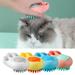 Pnellth Pet Hair Brush Grip Non-Slip Soft Massage Cartoon Shape Pet Cat Dog Hair Cleaning Brush