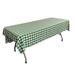 Polyester Gingham Checkered Rectangular Tablecloth