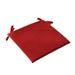 Miyuadkai Cushion Square Strap Garden Chair Pads Seat Cushion for Outdoor Bistros Stool Patio Dining Room Linen Red