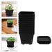 Mini flowerpot 10 Pcs Practical Mini Flowerpots Bonsai Pot Plastic Flowerpot Desktop Flowerpots