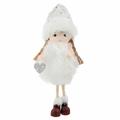 Farfi Christmas Hanging Doll Skin-friendly Cute Girls Fabric Angel Girl Plush Pendant Doll for Christmas (White)