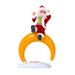 Electric Dancing Singing Musical Santa with Moon Battery Operated Toy Christmas Ornament for Decoration Home Party