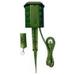 Master Electrician SP-039 Outdoor Power Stake With Remote 6-Outlet Green 6-Ft. - Quantity 4