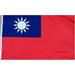 Taiwan flag (3 feet x 5 feet)