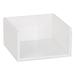 Multifunction Desktop Storage Box Self-Stick Note Dispenser Desktop Note Holder Dispenser Sundries Container for Home Office (White)