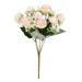 Meuva Artificial Flower Flowers Rose Wedding Bouquetss Floral Rose Flower Silk Flower Hand Tied Bouquet Pink Sunflower Artificial Flowers Wedding Flowers Decorations Wisteria Lights