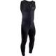 Mens 3/2mm Flatlock Long John Wetsuit - Black - Easy