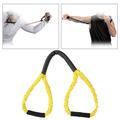 Boxing Resistance Bands Pulling Rope Home Gym with Handles Exercise Bands for Volleyball Basketball Muscle Building Chest Expander Women Men Yellow 15lb