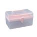 Shpwfbe Tool Box Storage Bins Clear Multipurpose Portable Handled Organizer Storage Box Storage Bags