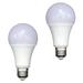 MesaSe Motion Sensor Light Bulbs 15W Motion Activated Dusk to Dawn Security Light Bulb Outdoor/Indoor for Front Door Porch Garage Basement Hallway Closet(2 Pack)