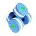 NUOLUX 2pcs EVA Floating Dumbbell Water Aerobics Aquatic Barbell Swimming Water Yoga Durable Fitness Exercise Equipment(Blue)