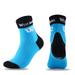 Black Blue and Orange Cycling Socks MoistureWicking Sports Socks