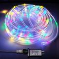 Rope Lights LED Waterproof Rope Light Rope Lights Outdoor Indoor Rope lighting for Patio Pool Bedroom Living room Landscape Lighting and Christmas Tree Decorations 30M-300LED