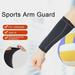 KAOU 1 Pair Volleyball Arm Guard Sleeves Sweat-absorbing Breathable Soft Nylon Sleeves Pressurized Outdoor Sports Arm Protective Gear Sports Accessories Black M